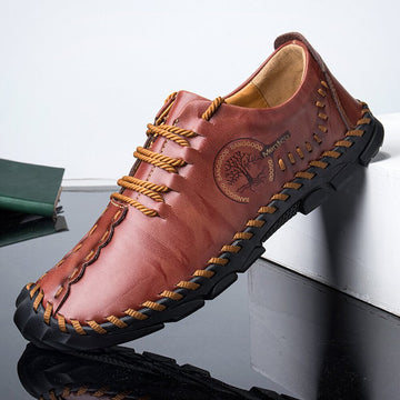 Men's Hand Sewing Cowhide Outdoor Non-slip Casual Shoes